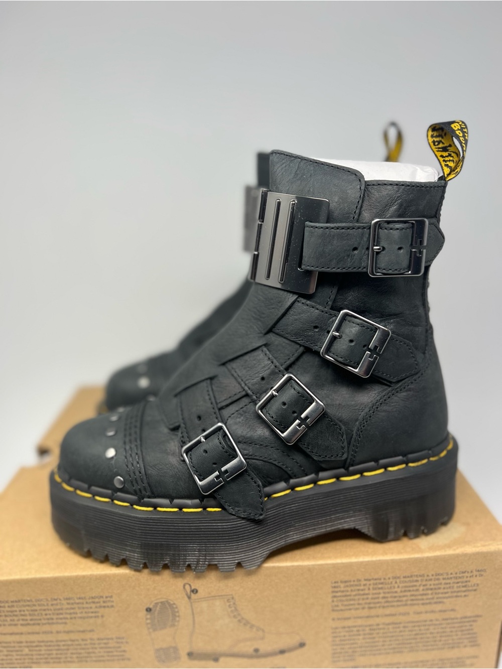 Dr.Martens Hinge Buckle Platform Boots
Size 6 - Picture 6 of 9